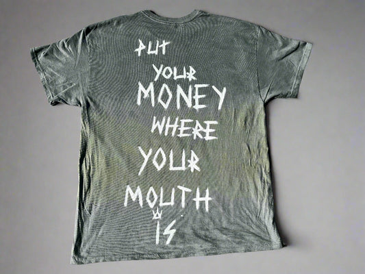 "BIG MOUTH" Hand painted (OVERSIZED) T